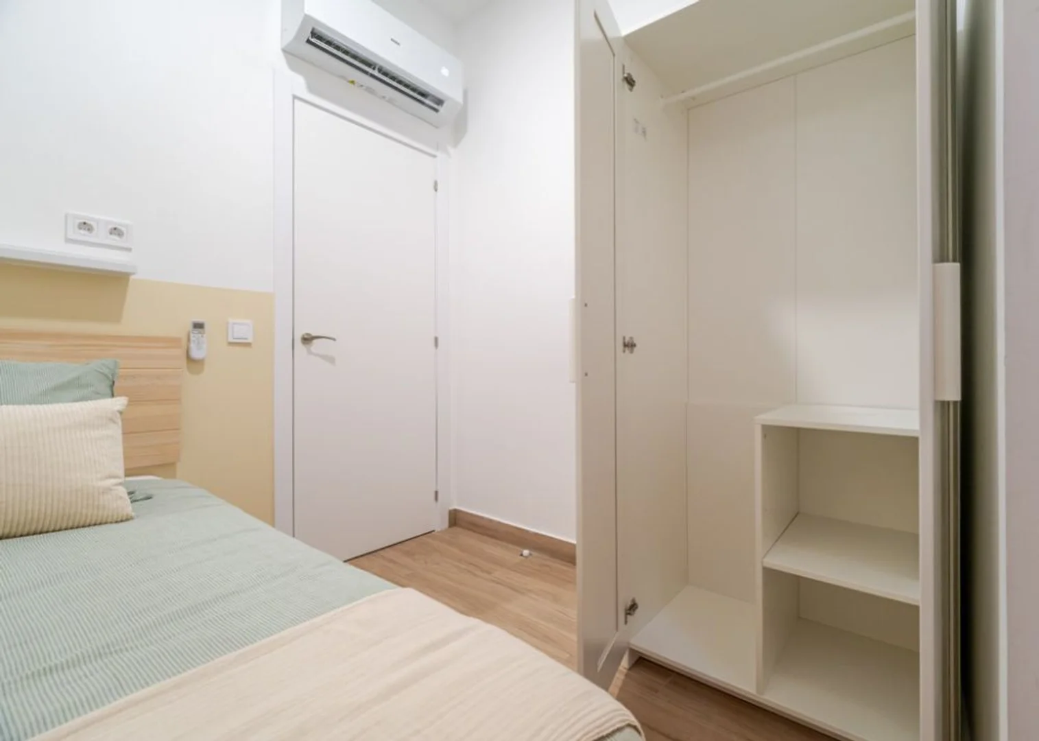 Student room in  with study area and shared facilities