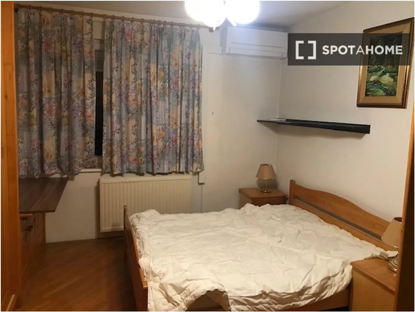 Student room in  with study area and shared facilities