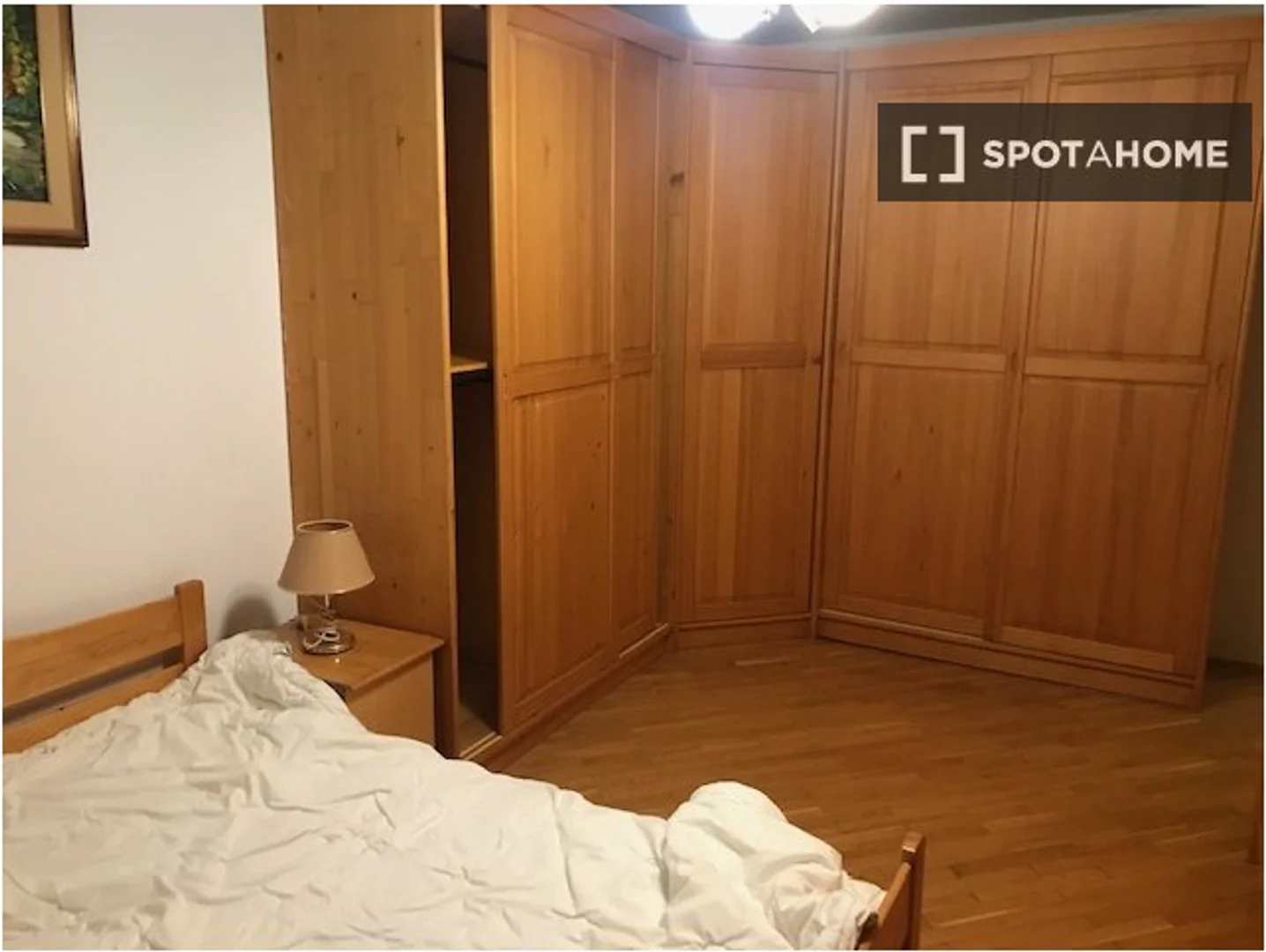 Student room in  with study area and shared facilities