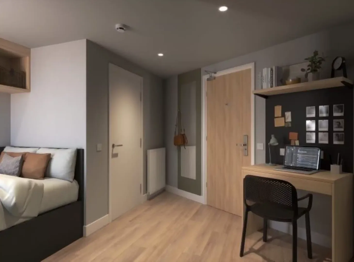 Quarto de estudante económico com localização conveniente em