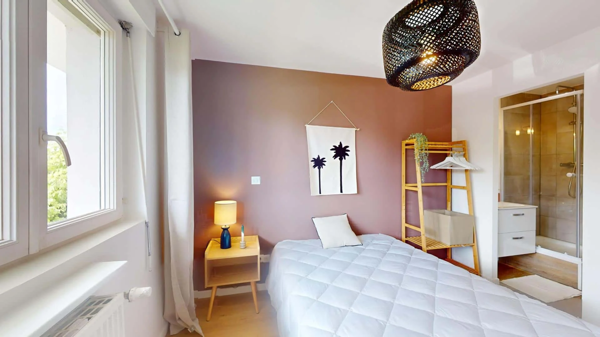 Habitación acogedora para estudiantes disponible en 