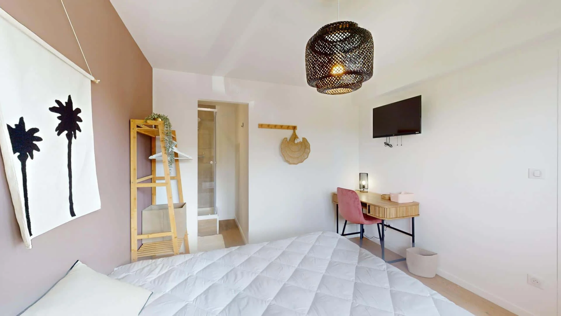 Habitación acogedora para estudiantes disponible en 