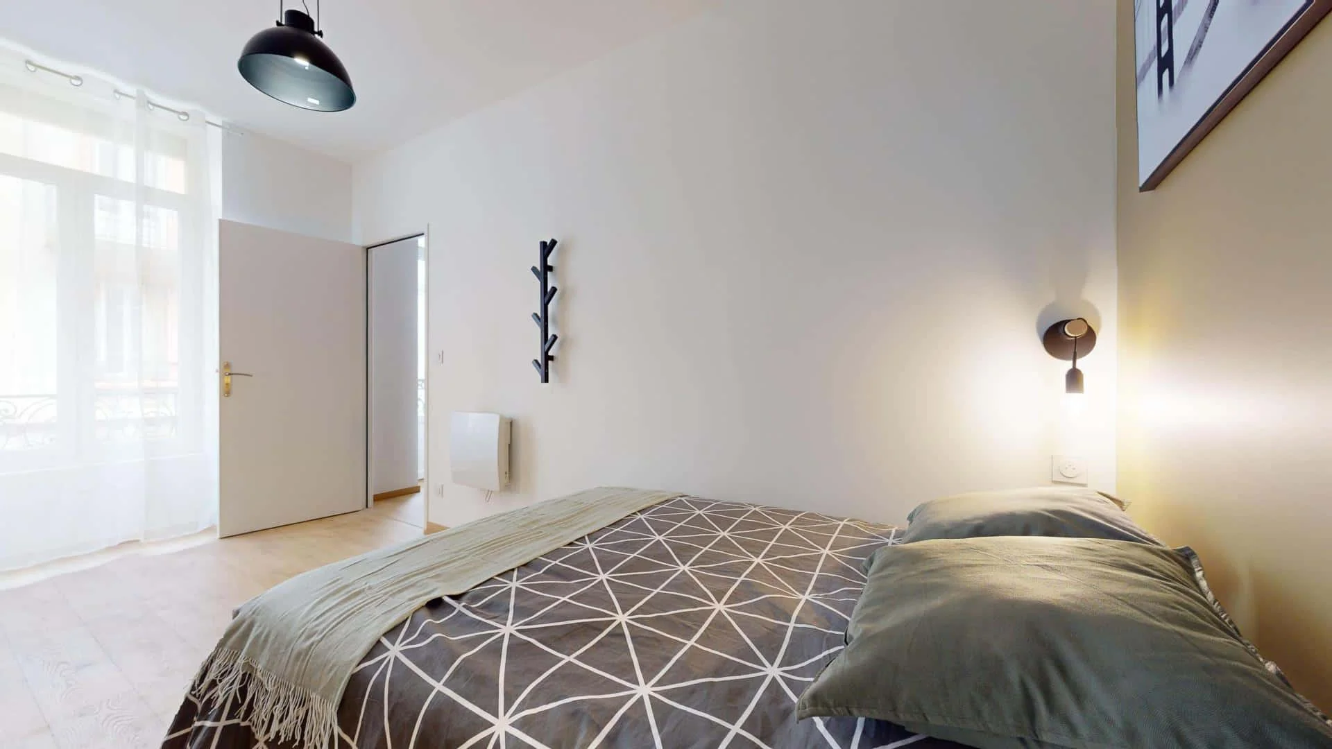 Chambre à louer dans un appartement d'étudiant à , entièrement meublée