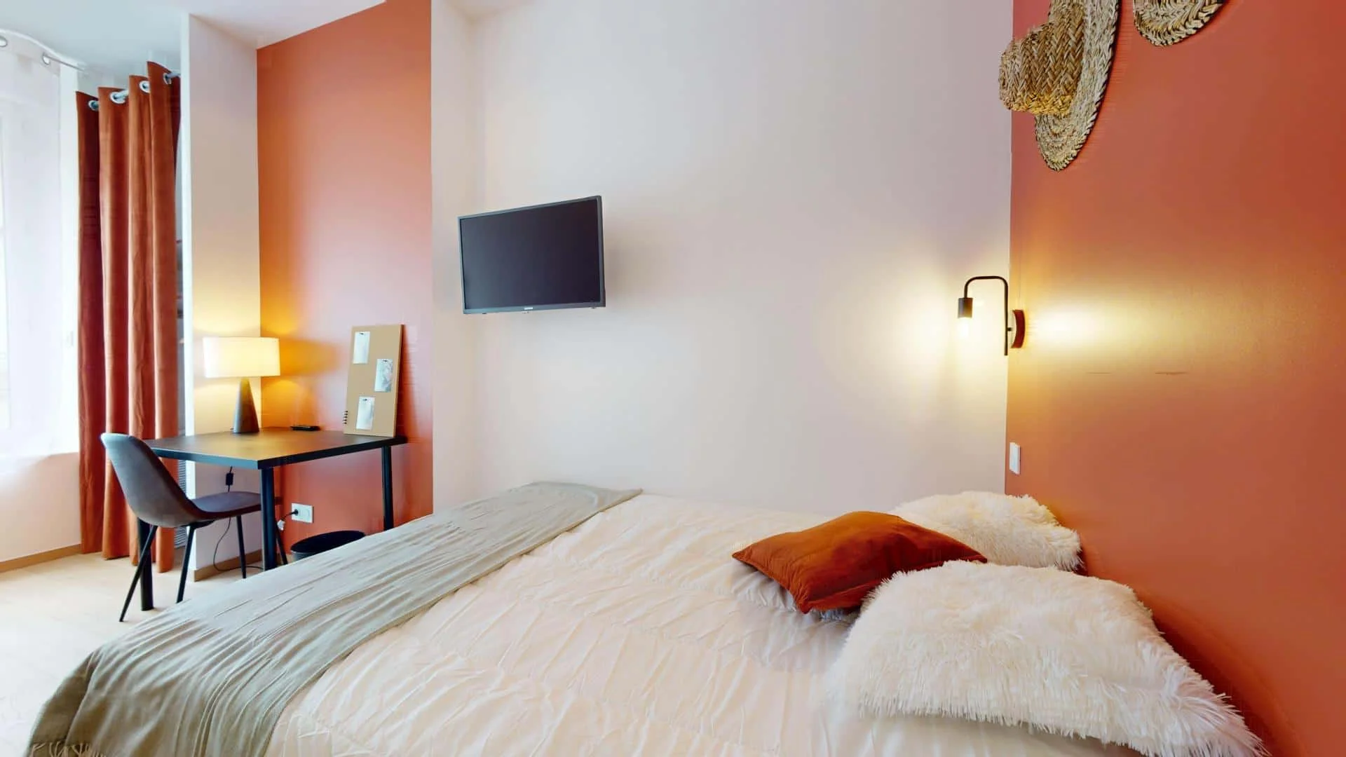 Habitación en apartamento estudiantil en alquiler en , completamente amueblado