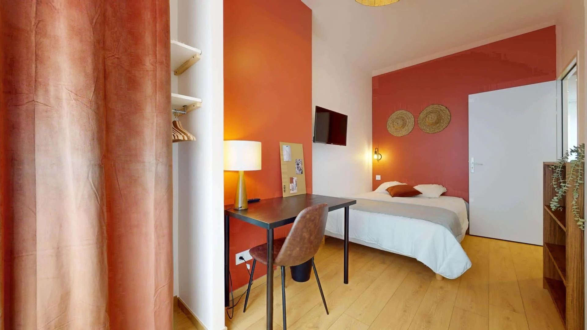 Habitación para estudiantes en con modernas comodidades
