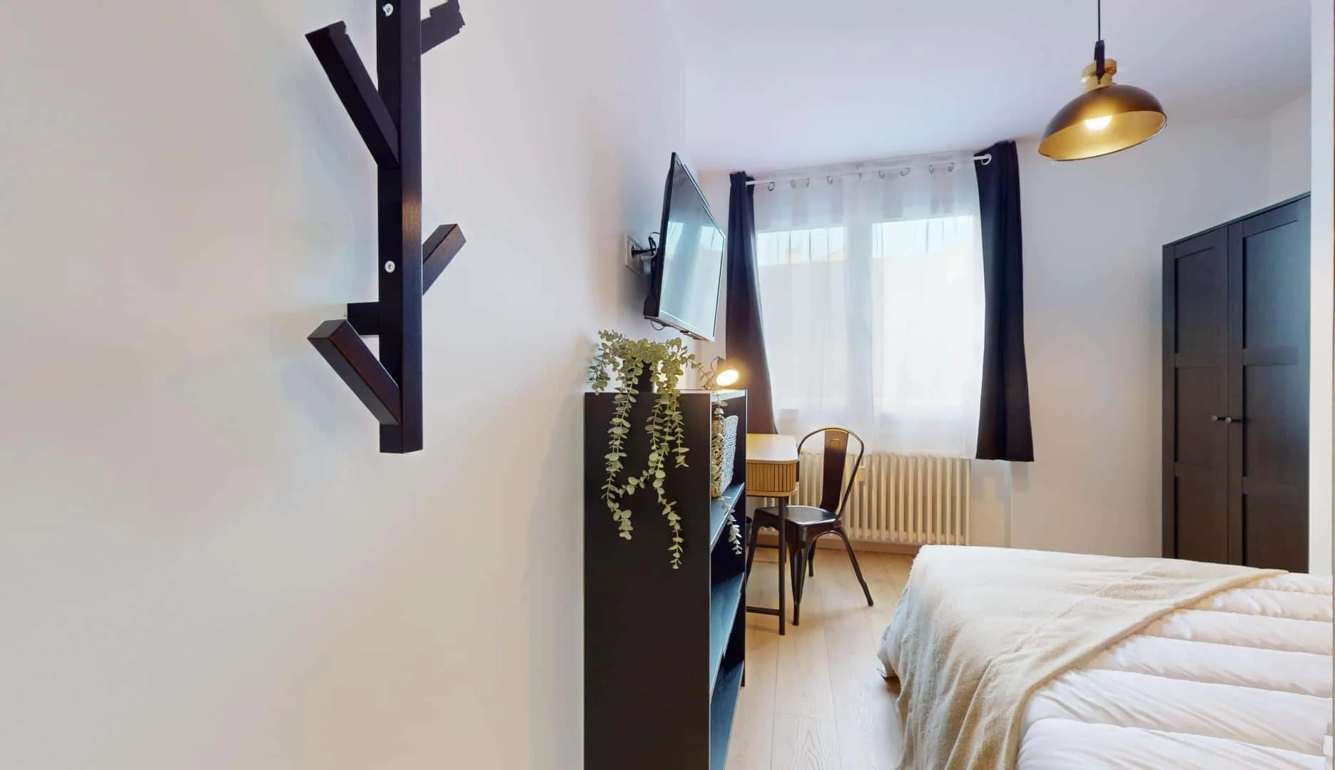 Chambre à louer dans un appartement d'étudiant à , entièrement meublée