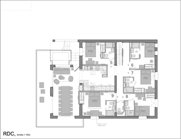 Privatzimmer in der 22 Rue des Hêtres, 92000 Nanterre, France, bild 16 von 17