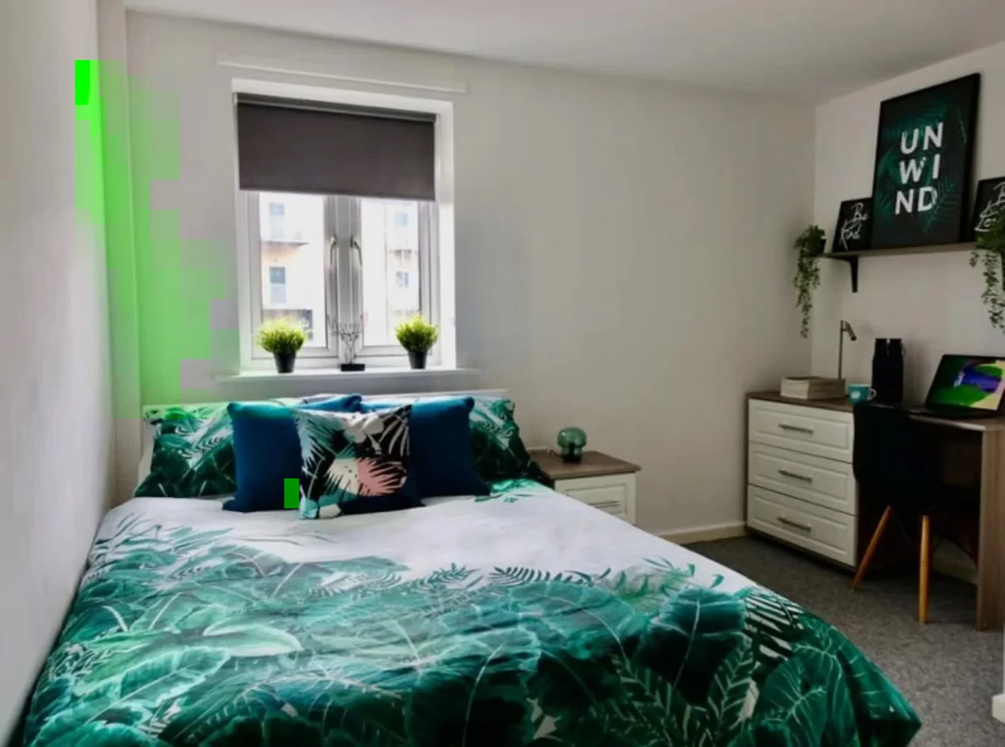 Student-friendly room in with modern amenities