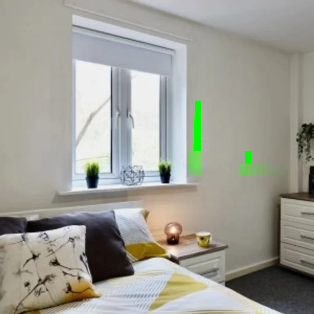 Bright and airy student room with easy university access in