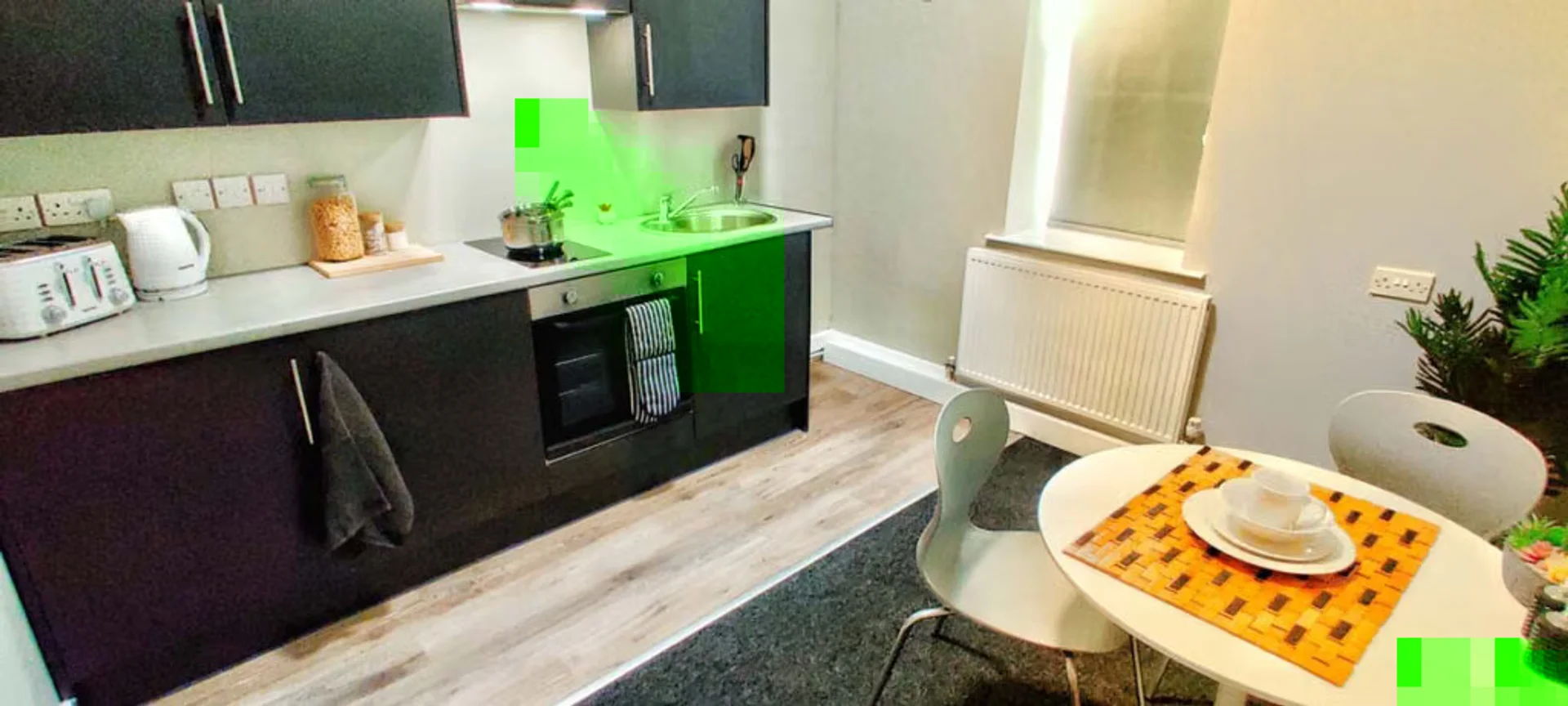 Habitación estudiantil económica con ubicación conveniente en