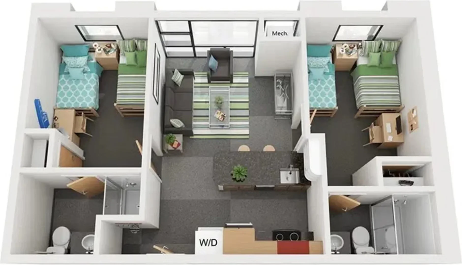 Budget-friendly student room close to campus in 