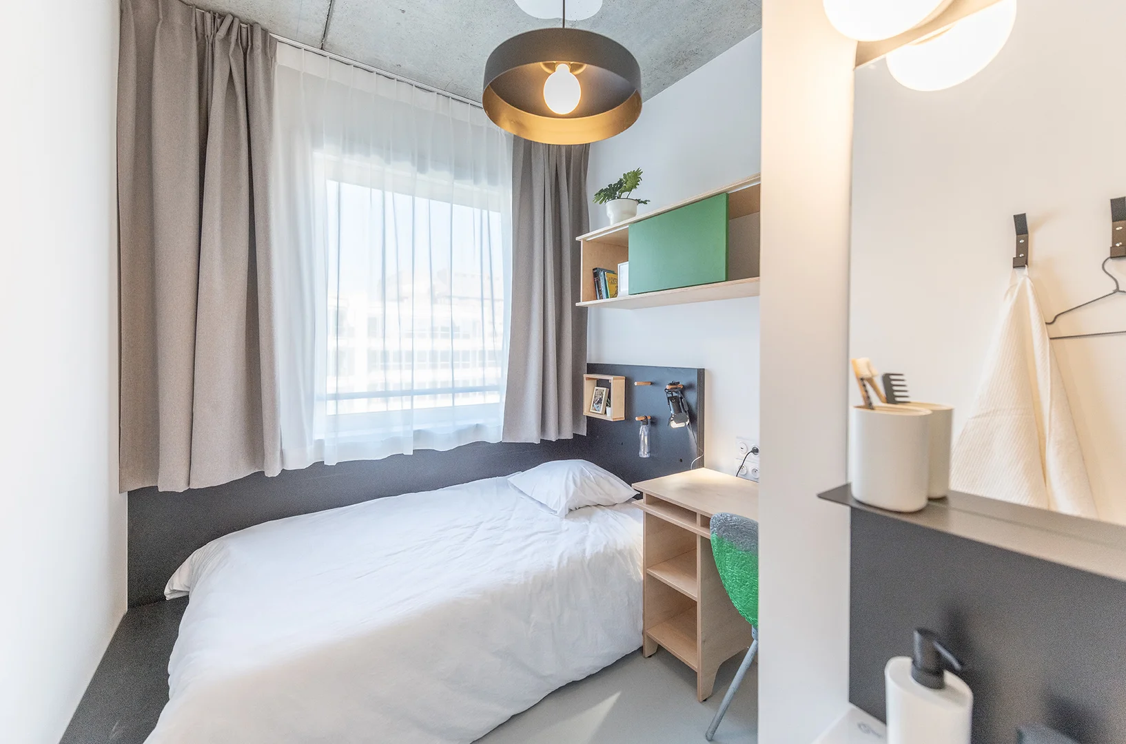 Asequible apartamento estudio con características esenciales en 