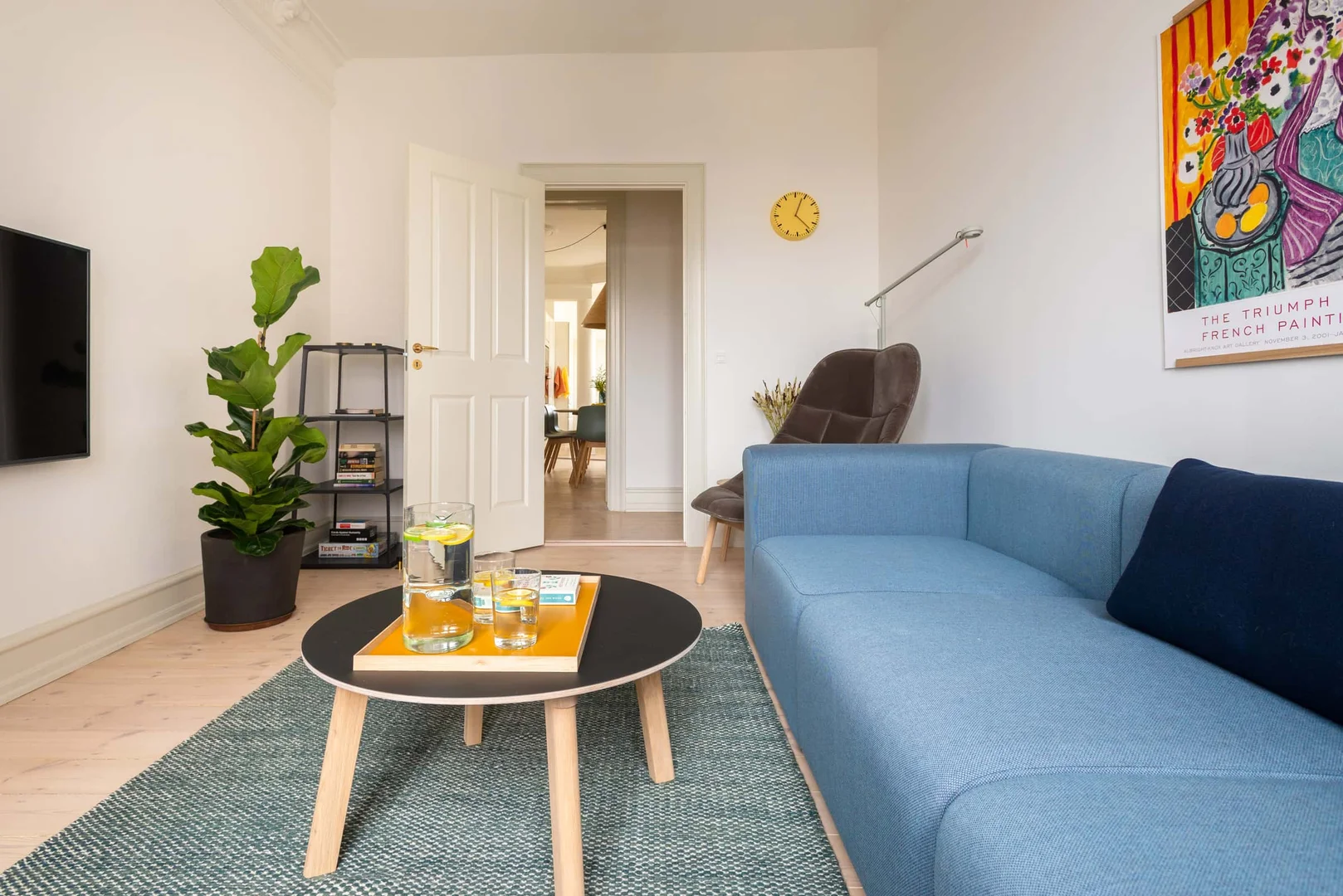 Student room in  with study area and shared facilities