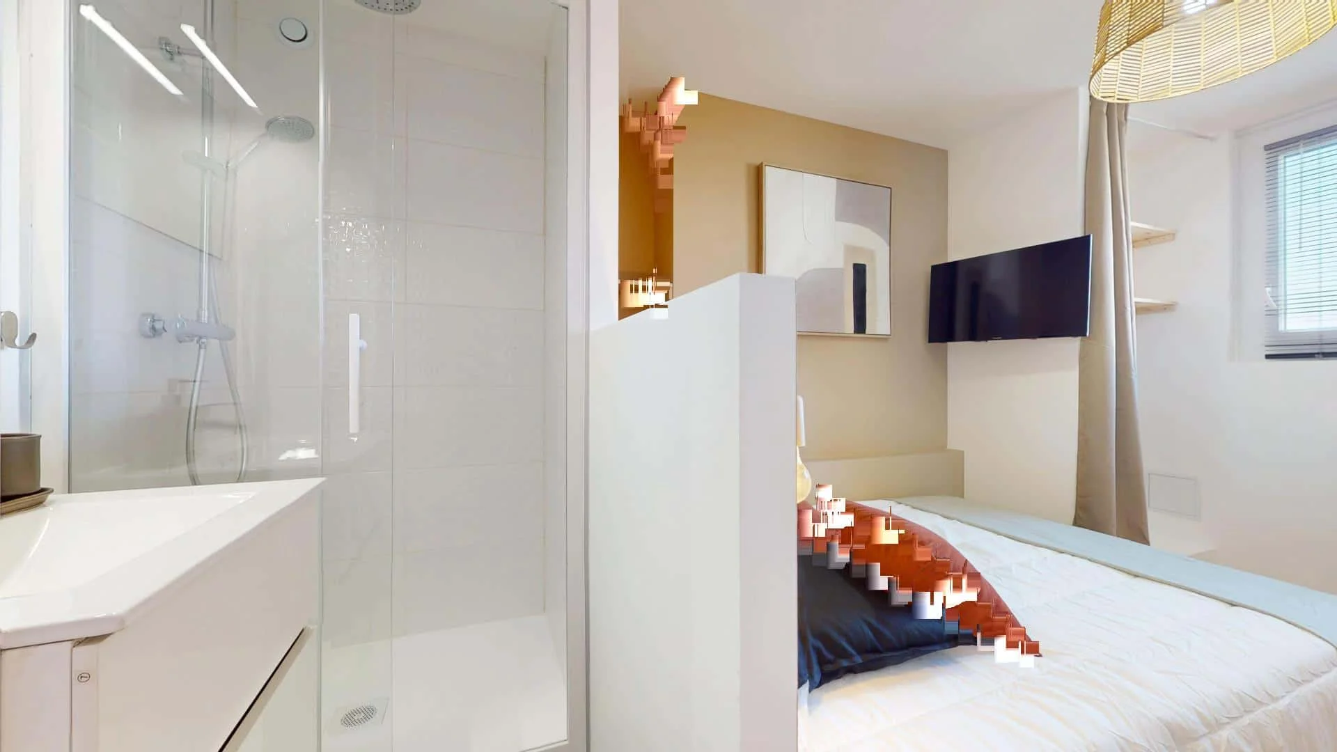Habitación para estudiantes en  con modernas comodidades