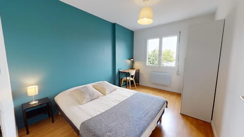 Zimmer mit Doppelbett zu vermieten Villeurbanne