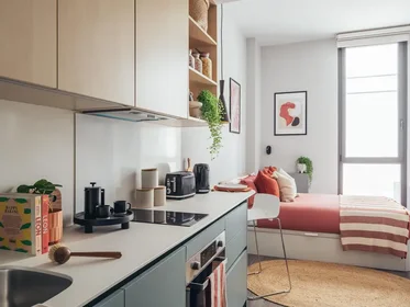 Privatzimmer im Wohnheim in der Av. de la Palmera 38,, bild 1 von 25