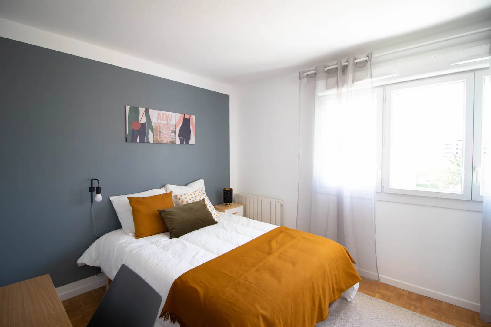 Quarto acolhedor para estudantes disponível em 