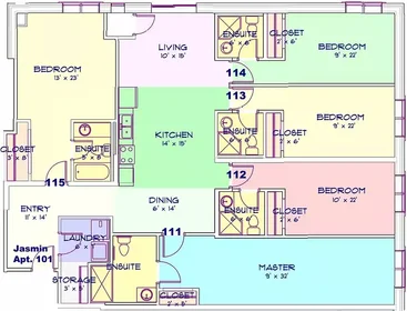 Özel oda konumu Columbia Street West, 14 18 görüntüsü