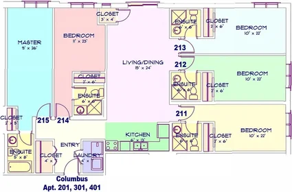 Özel oda konumu Columbia Street West, 16 18 görüntüsü