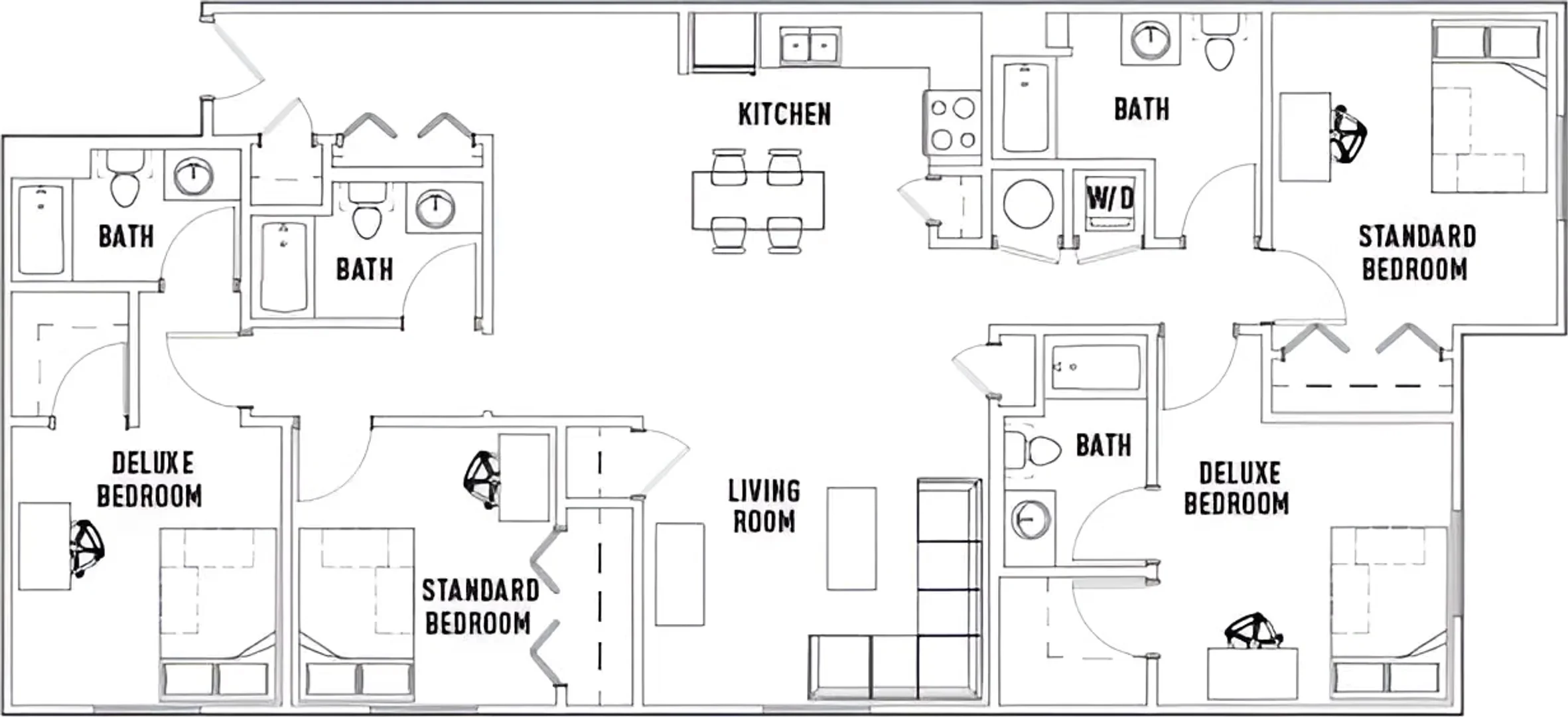 Habitación acogedora para estudiantes disponible en 