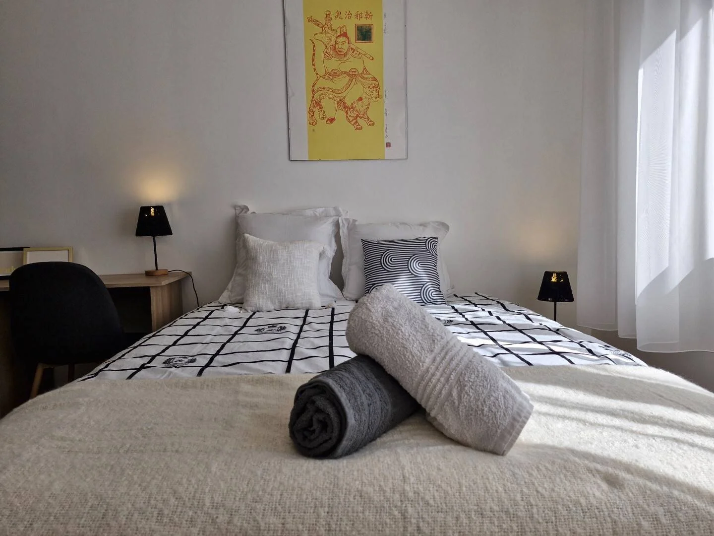 Chambre à louer dans un appartement d'étudiant à , entièrement meublée