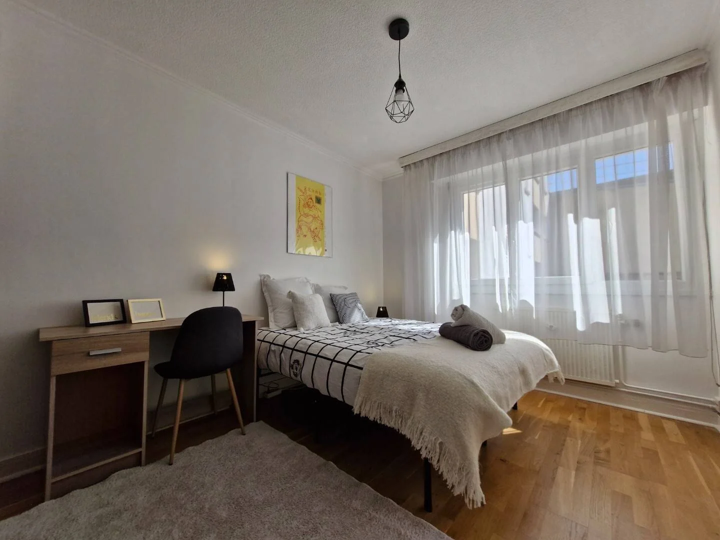 Chambre à louer dans un appartement d'étudiant à , entièrement meublée