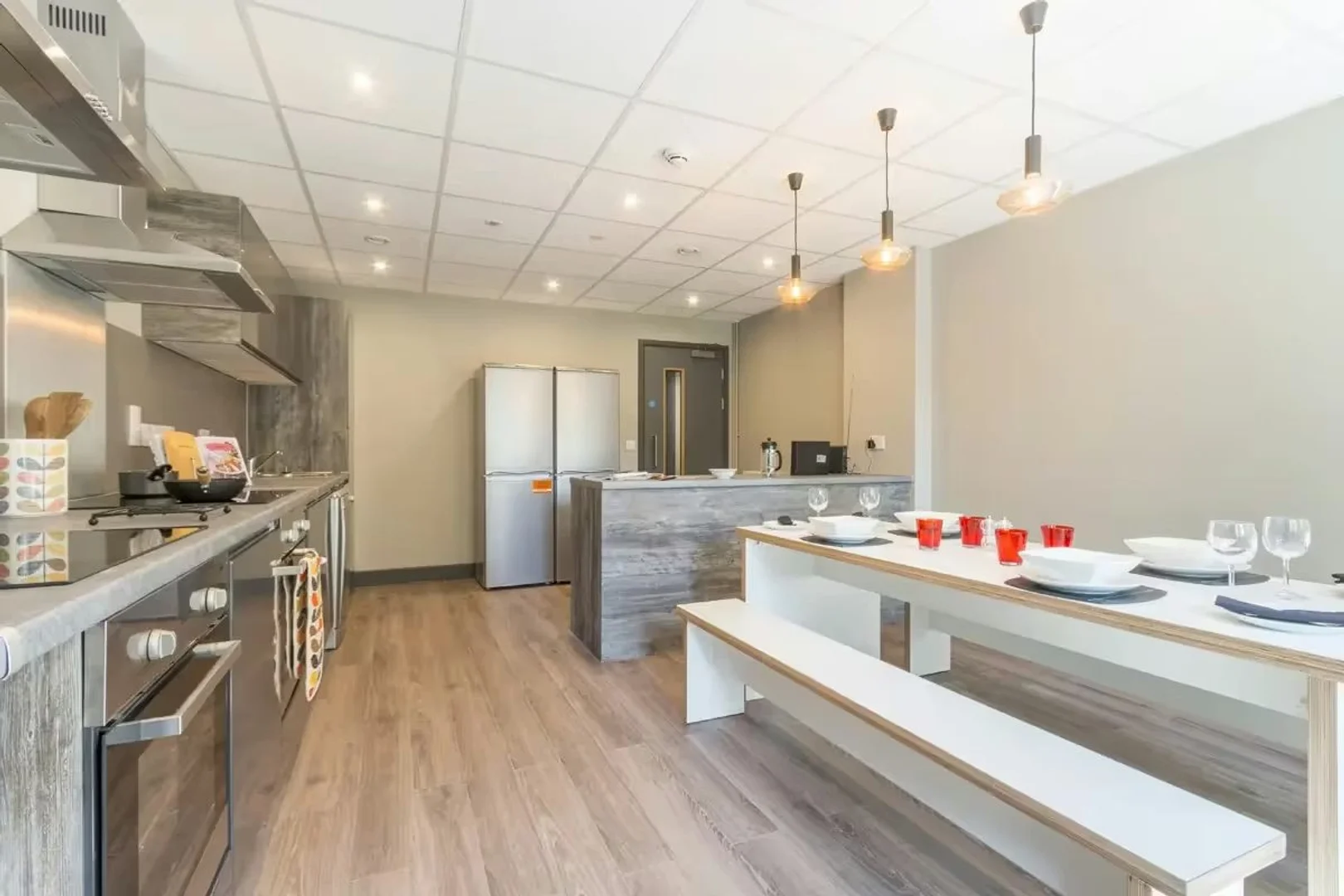 Student-friendly room in  with modern amenities