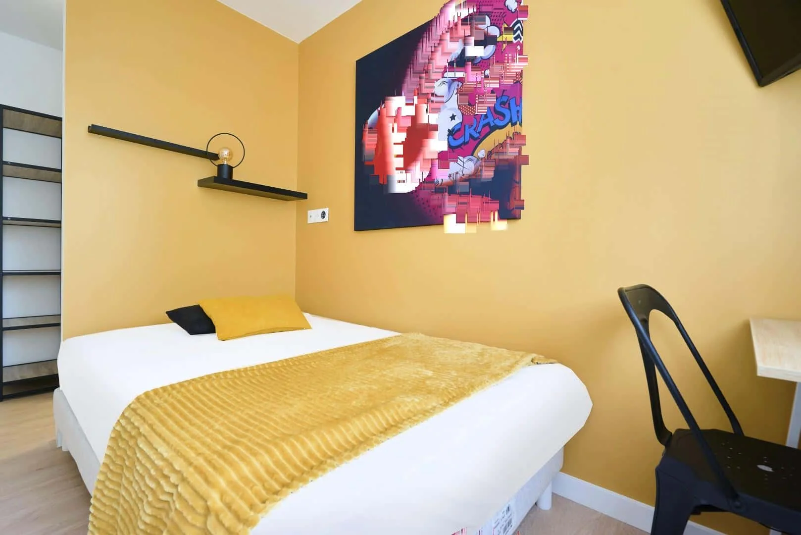 Habitación estudiantil económica con ubicación conveniente en