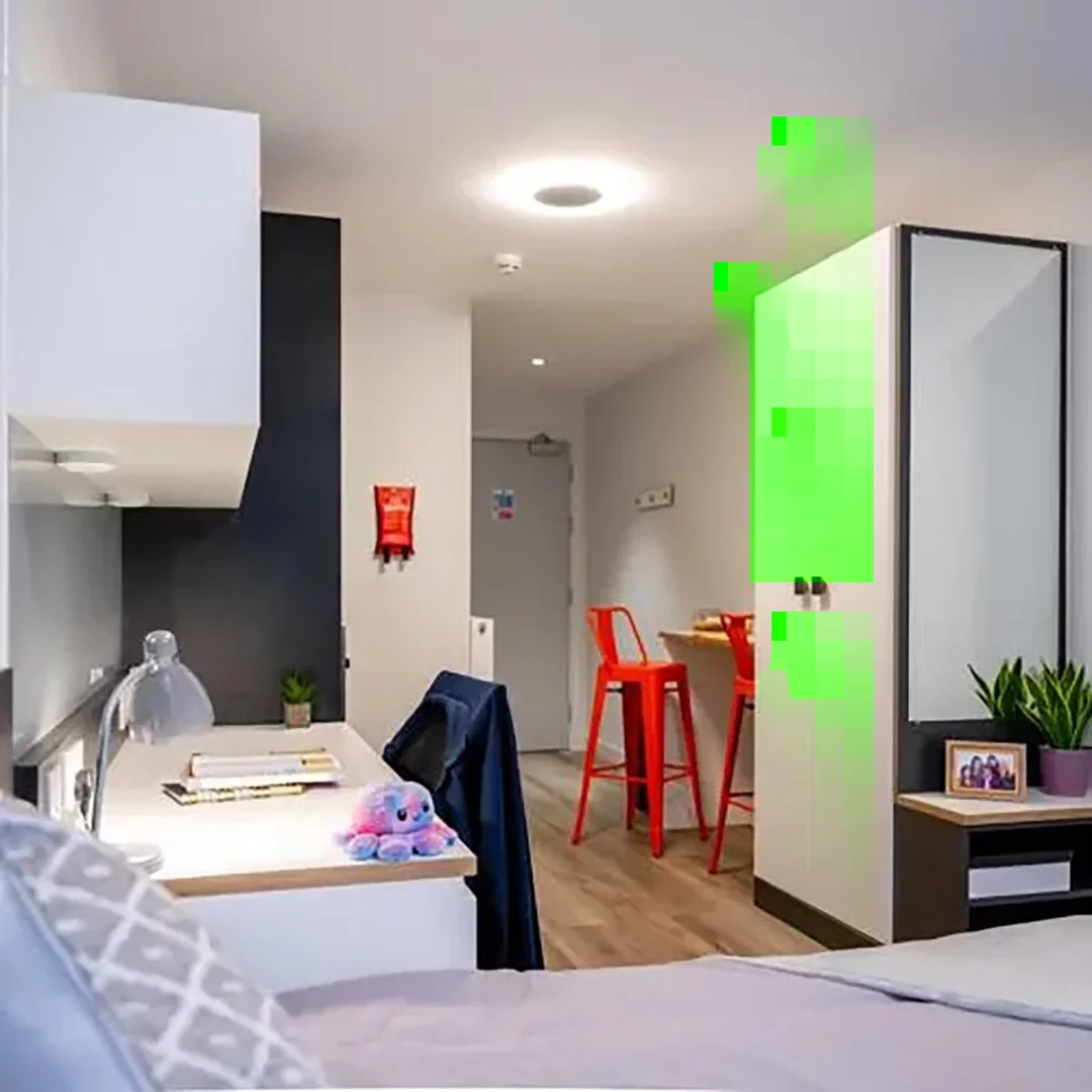 Apartamento estúdio compacto ideal para estudantes em 