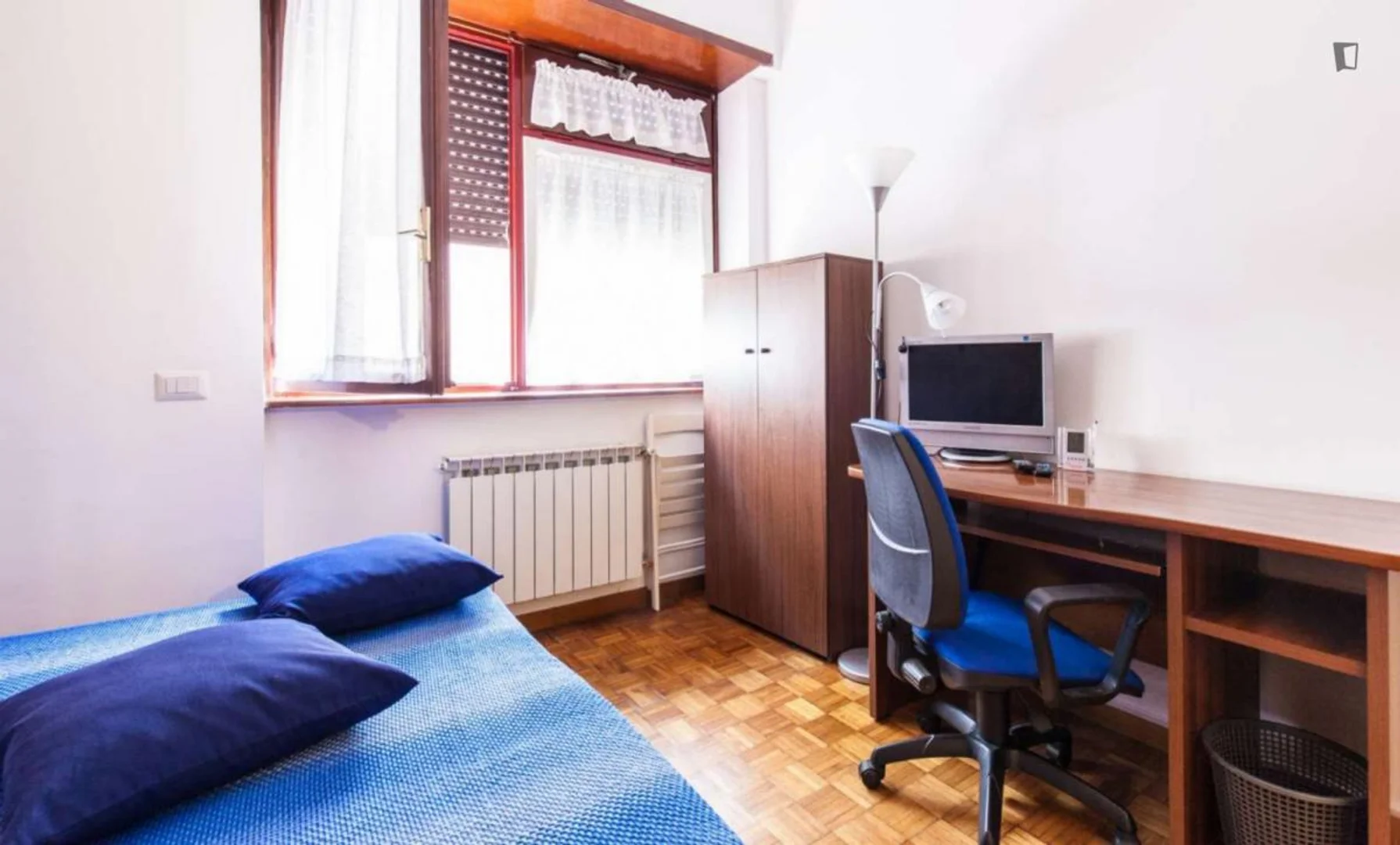 Affordable room for students with ample lighting in