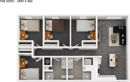 Private room at Patterson Street, image 1 of 10