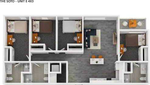 Private room at Patterson Street, image 1 of 10