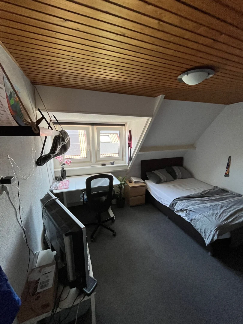 Camera per studenti in  con area studio e servizi in comune