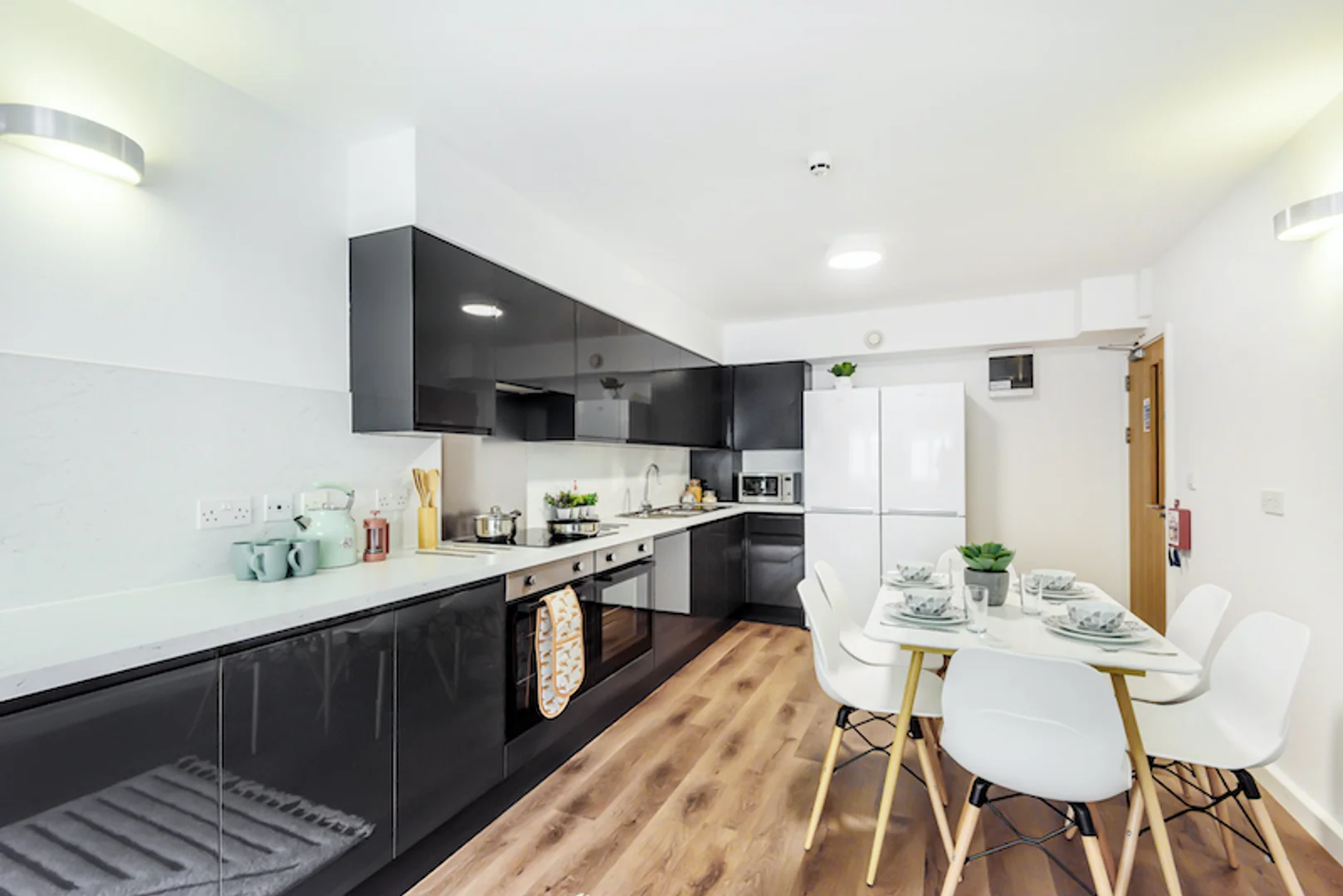 Quarto amigo do estudante em  com comodidades modernas
