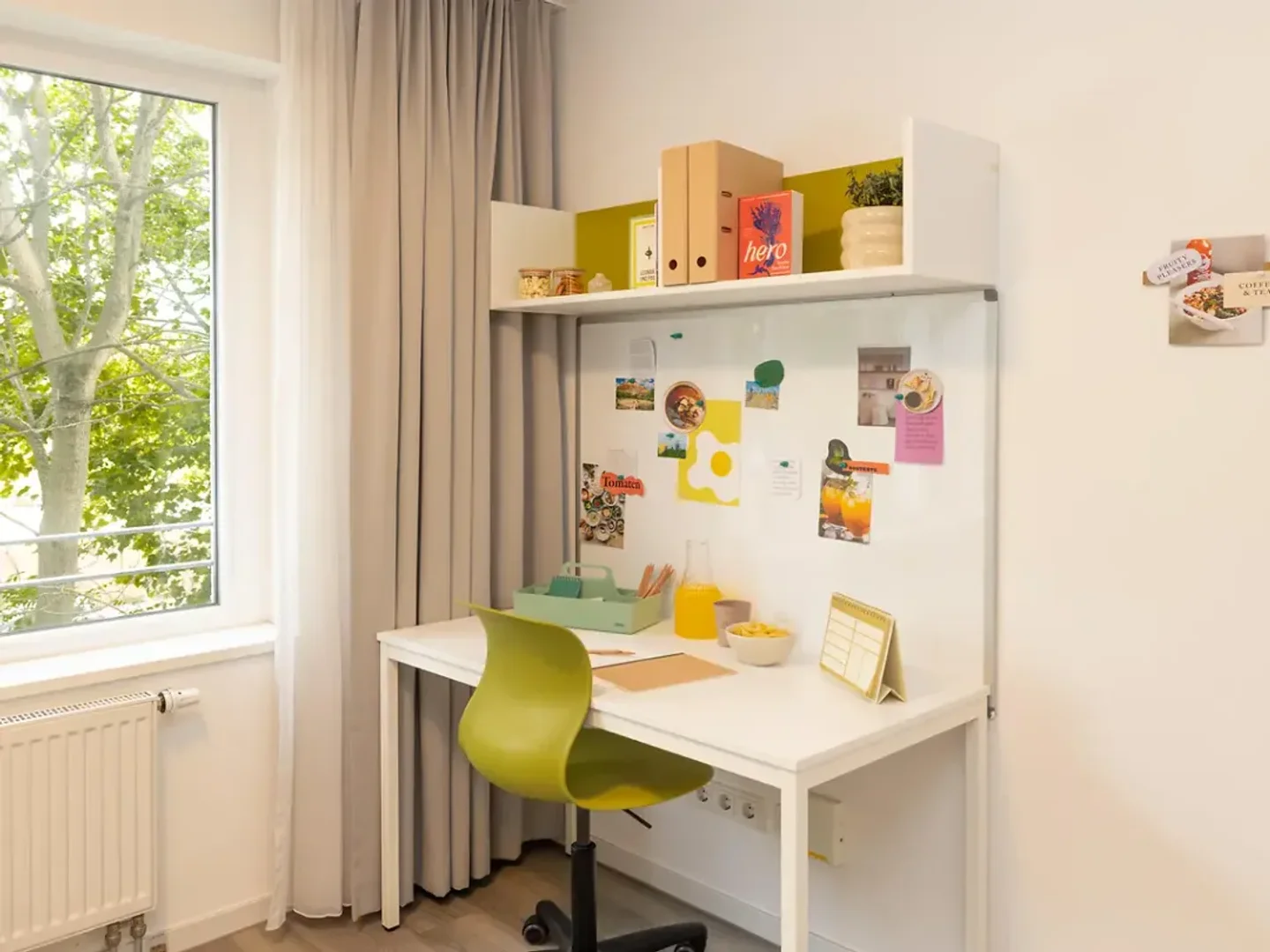 Estudio totalmente equipado para estudiantes en 