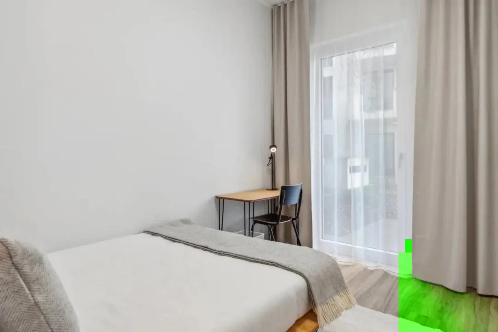 Chambre d'étudiant confortable et spacieuse dans 