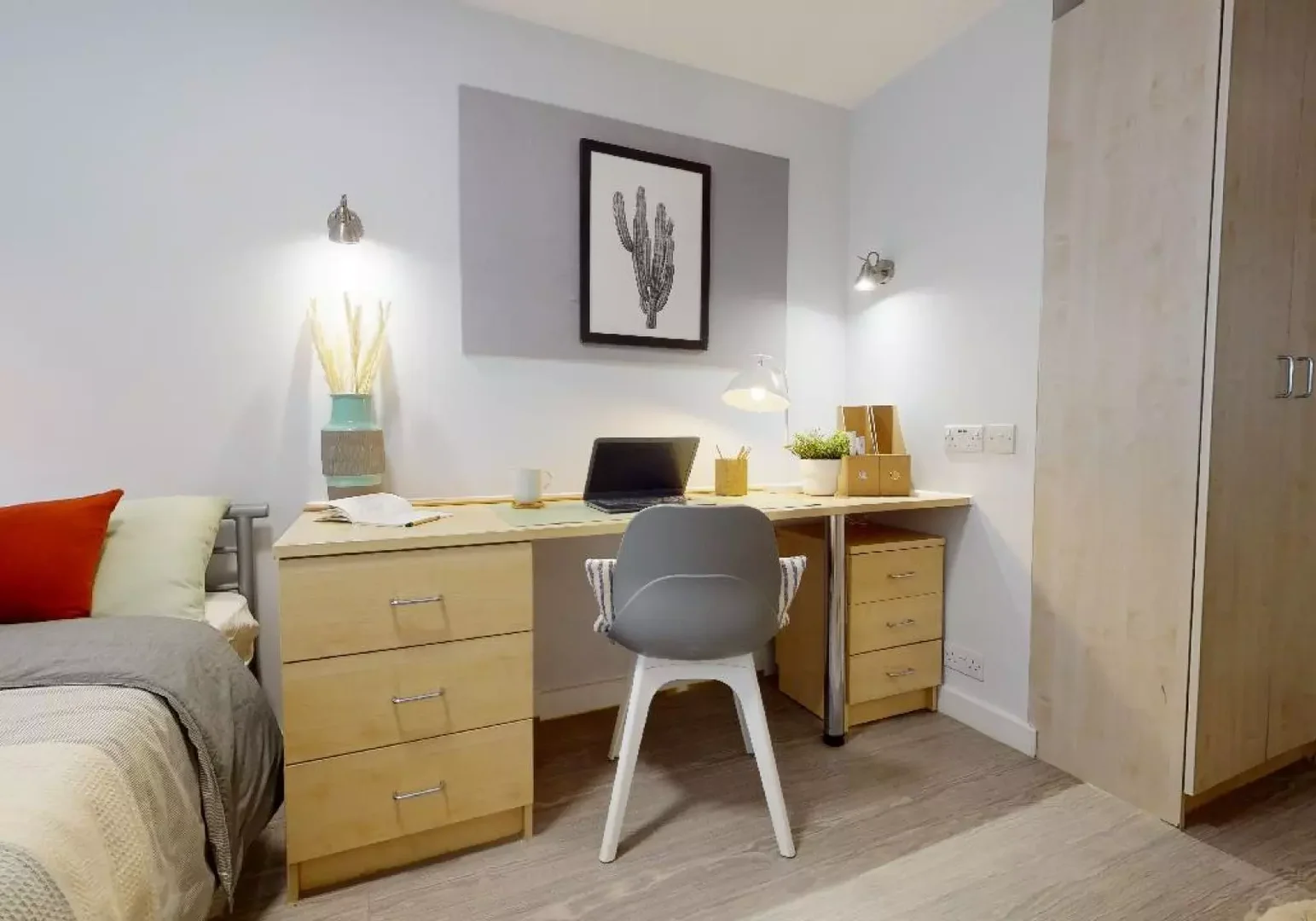 Chambre d'étudiant économique avec emplacement pratique dans 