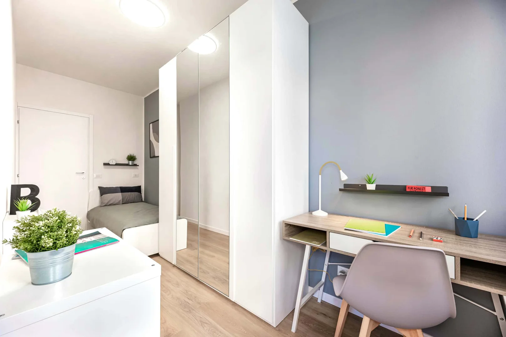 Habitación para estudiantes en  con modernas comodidades