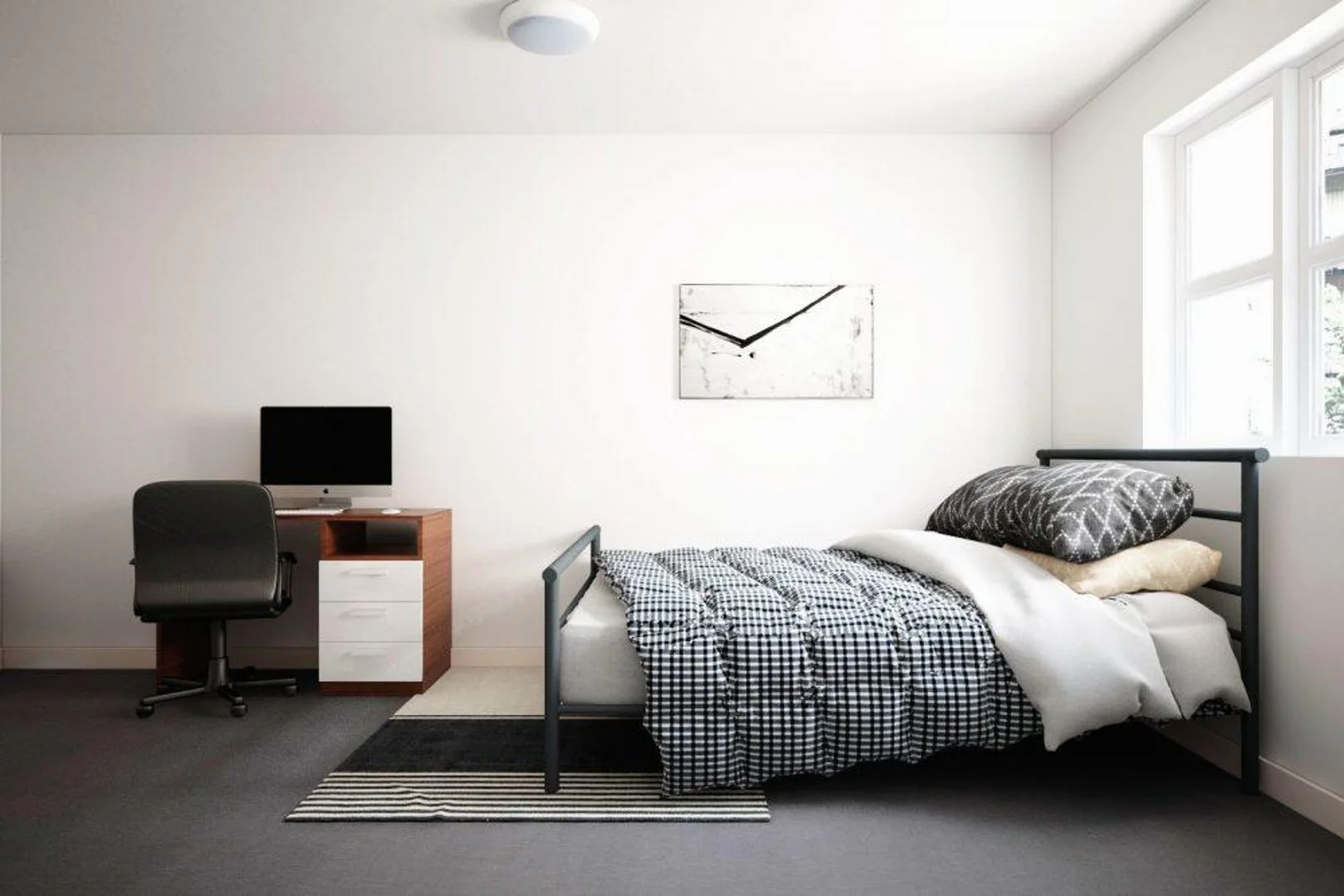 Chambre confortable pour étudiants disponible dans 