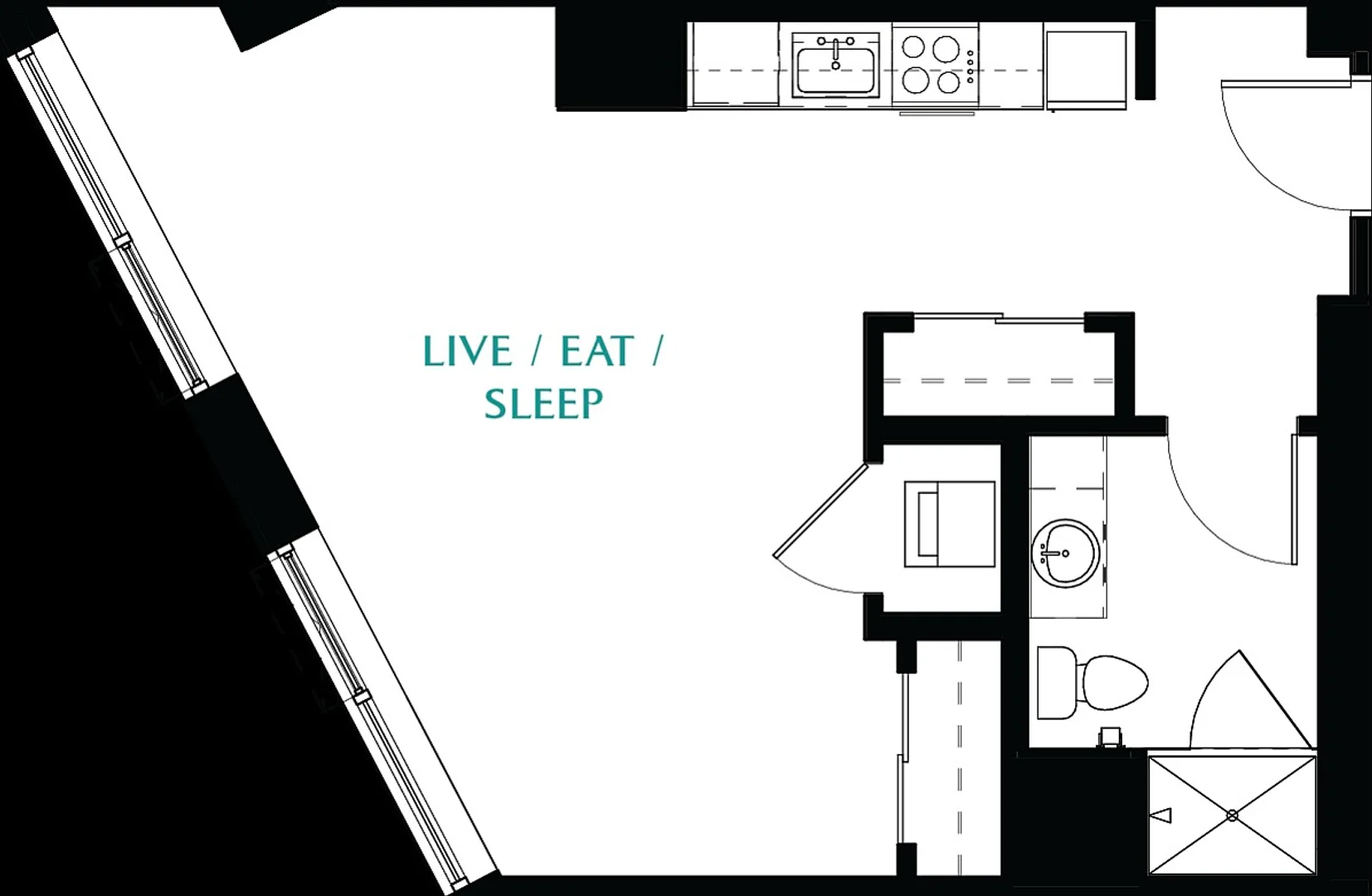 Schicke Studiowohnung in Campusnähe in 