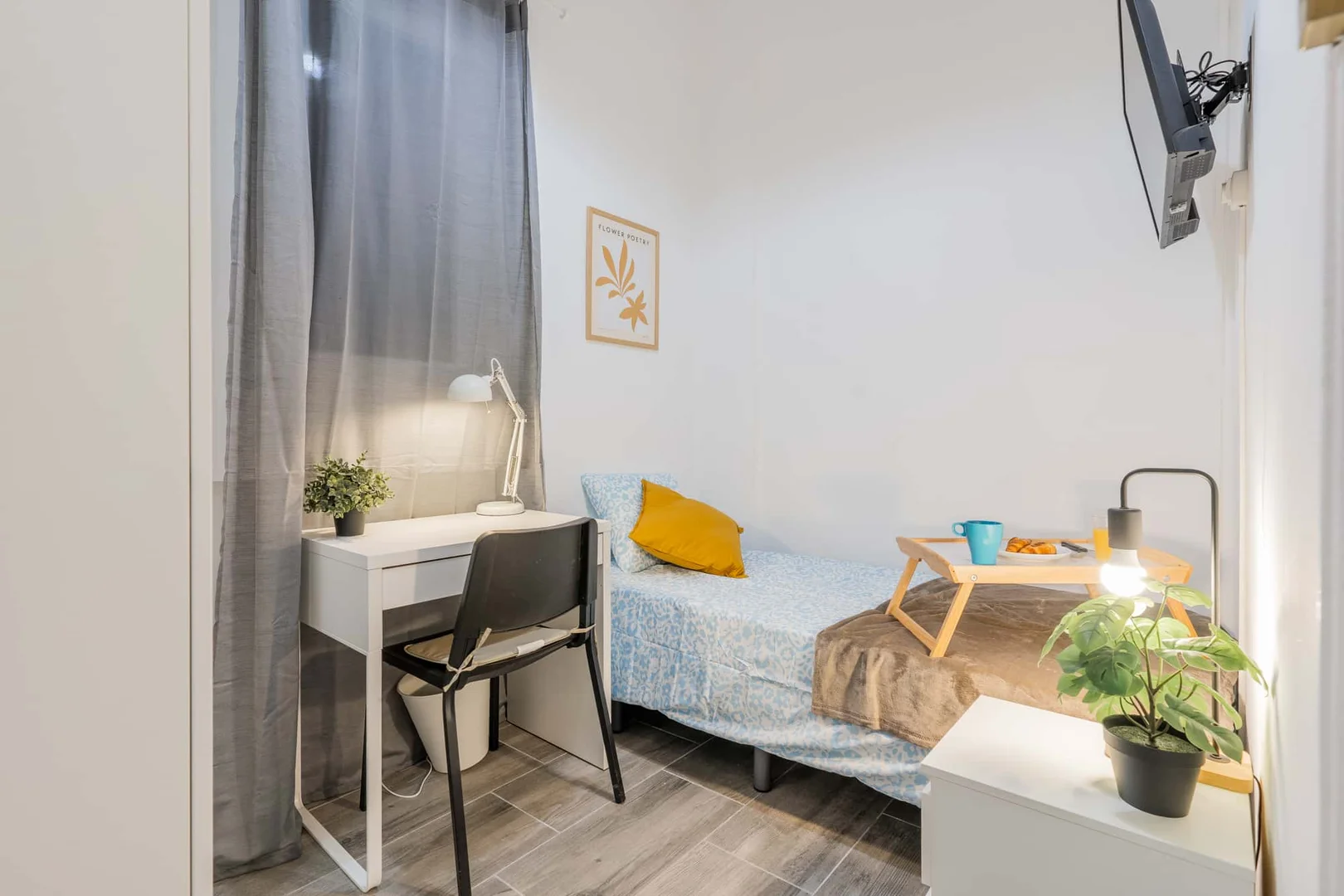 Quarto acolhedor para estudantes disponível em 