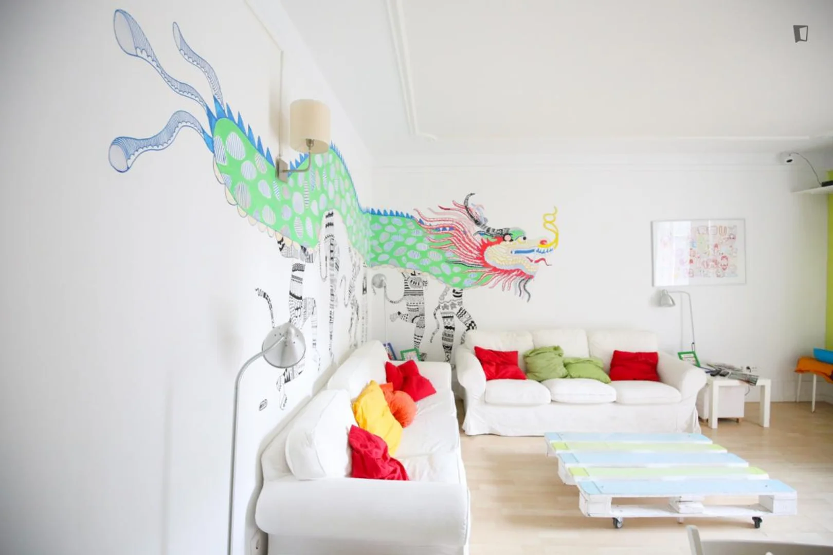 Bright and airy student room with easy university access in