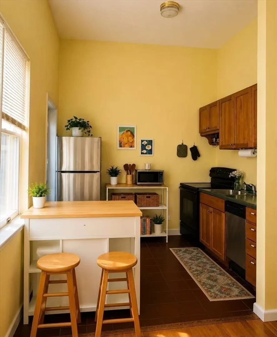 Niedrogi apartament typu studio z niezbędnymi funkcjami w 