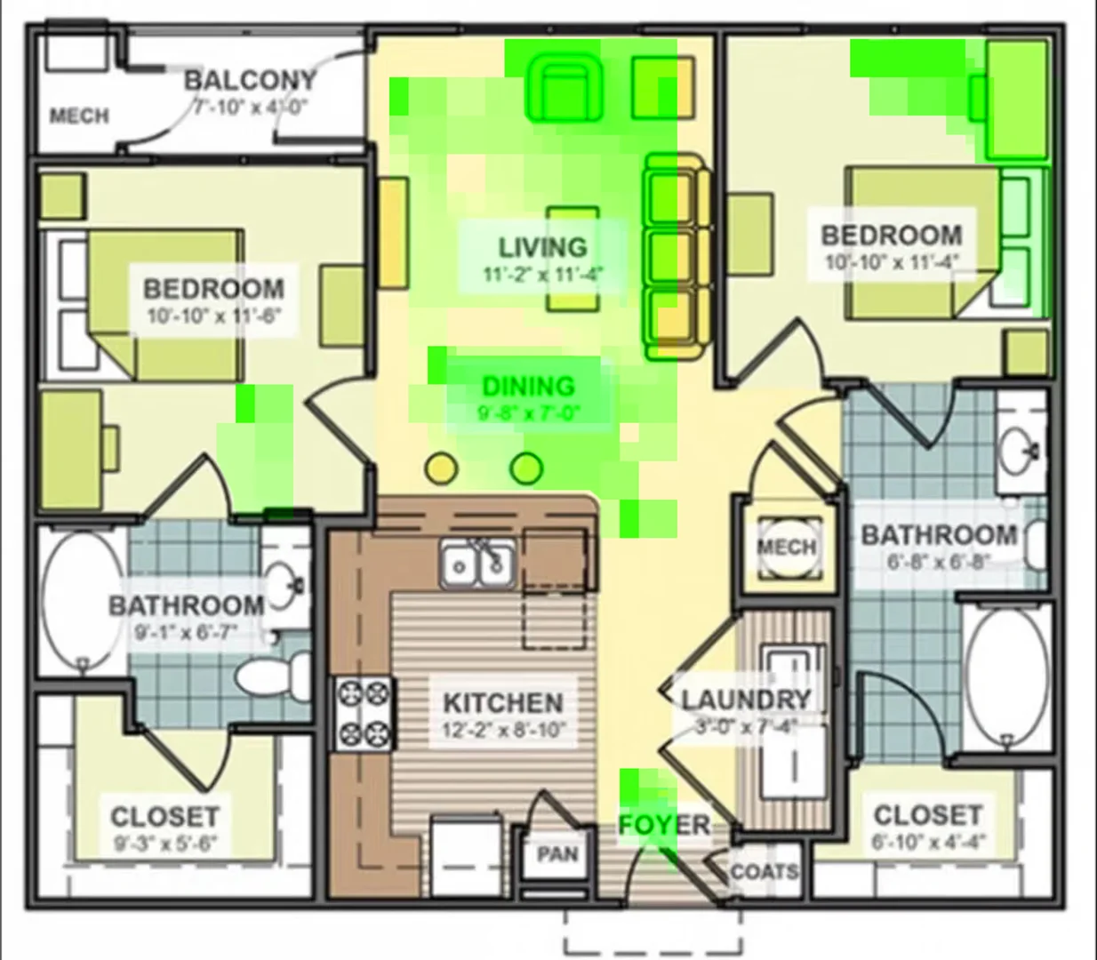 Gemütliches Zimmer für Studenten in 