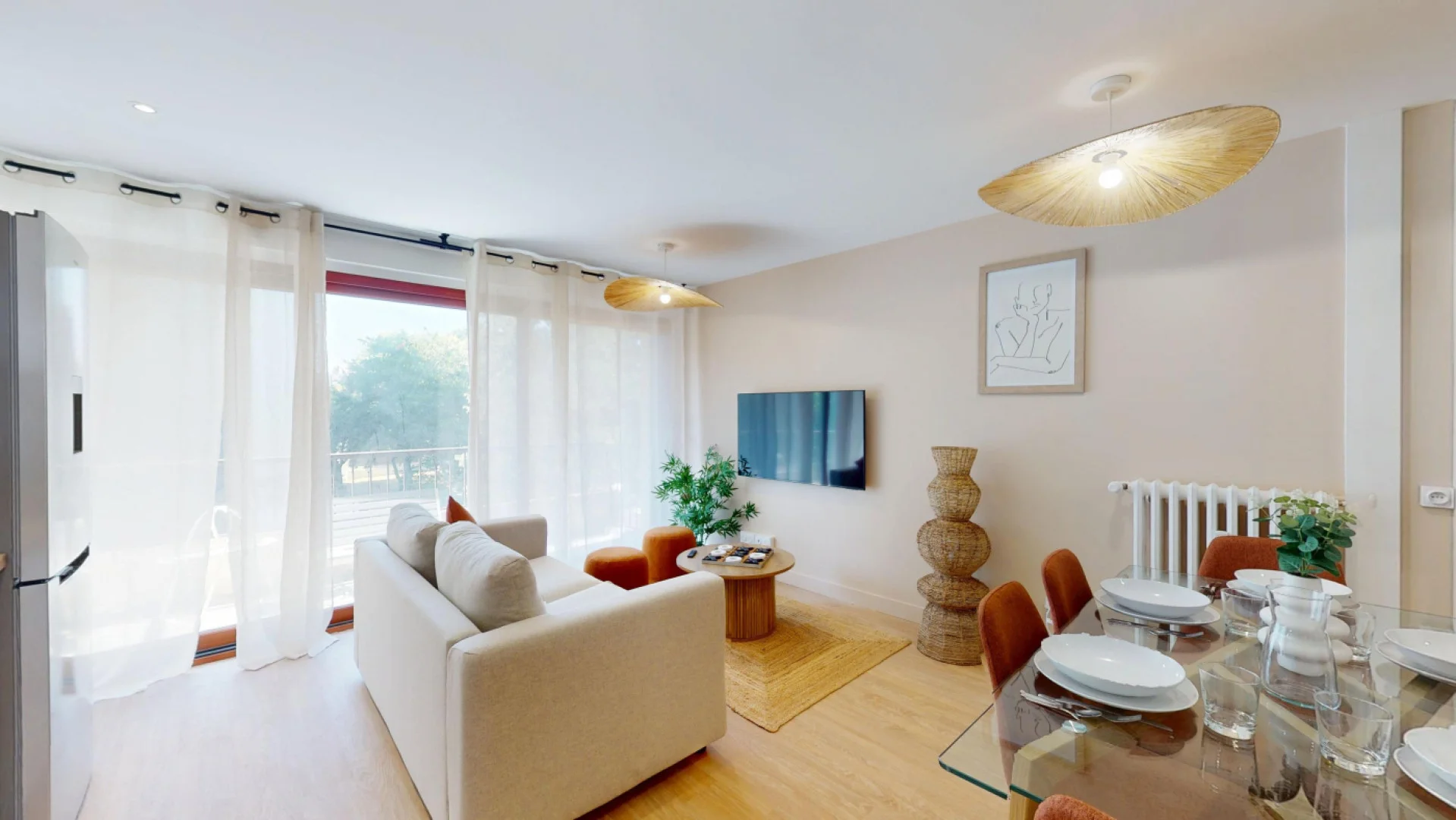 Helles und luftiges Studentenzimmer mit einfachem Zugang zur Universität in