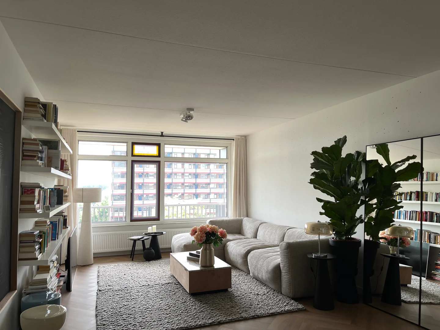 Student room in  with study area and shared facilities