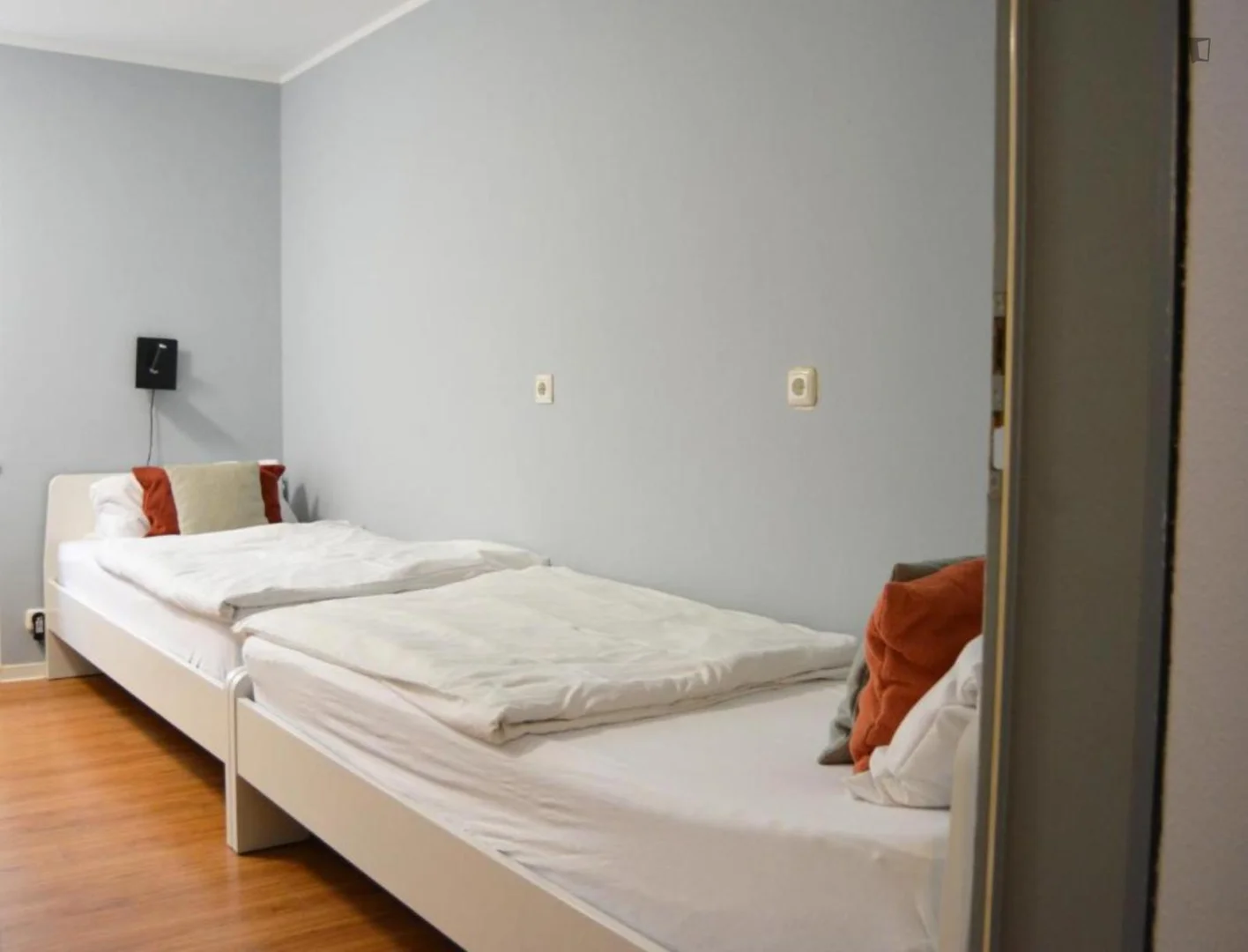 Affordable room for students with ample lighting in