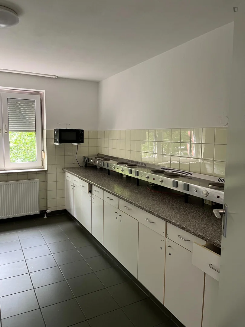 Affordable room for students with ample lighting in