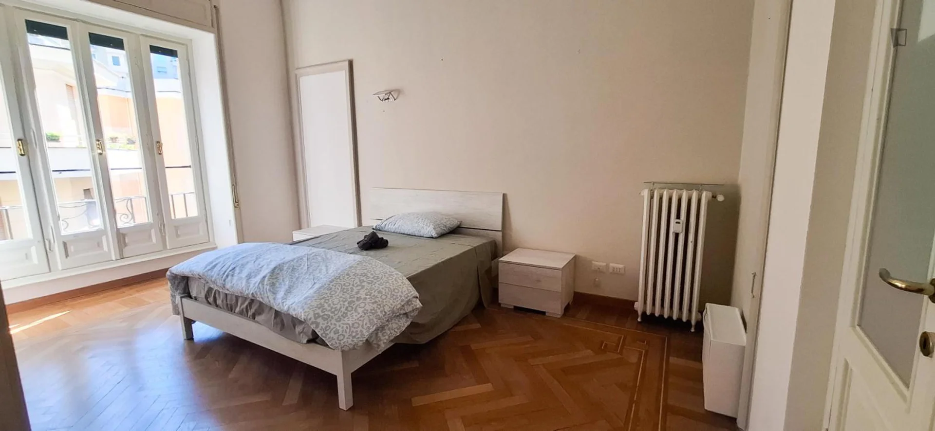 Student room in  with study area and shared facilities