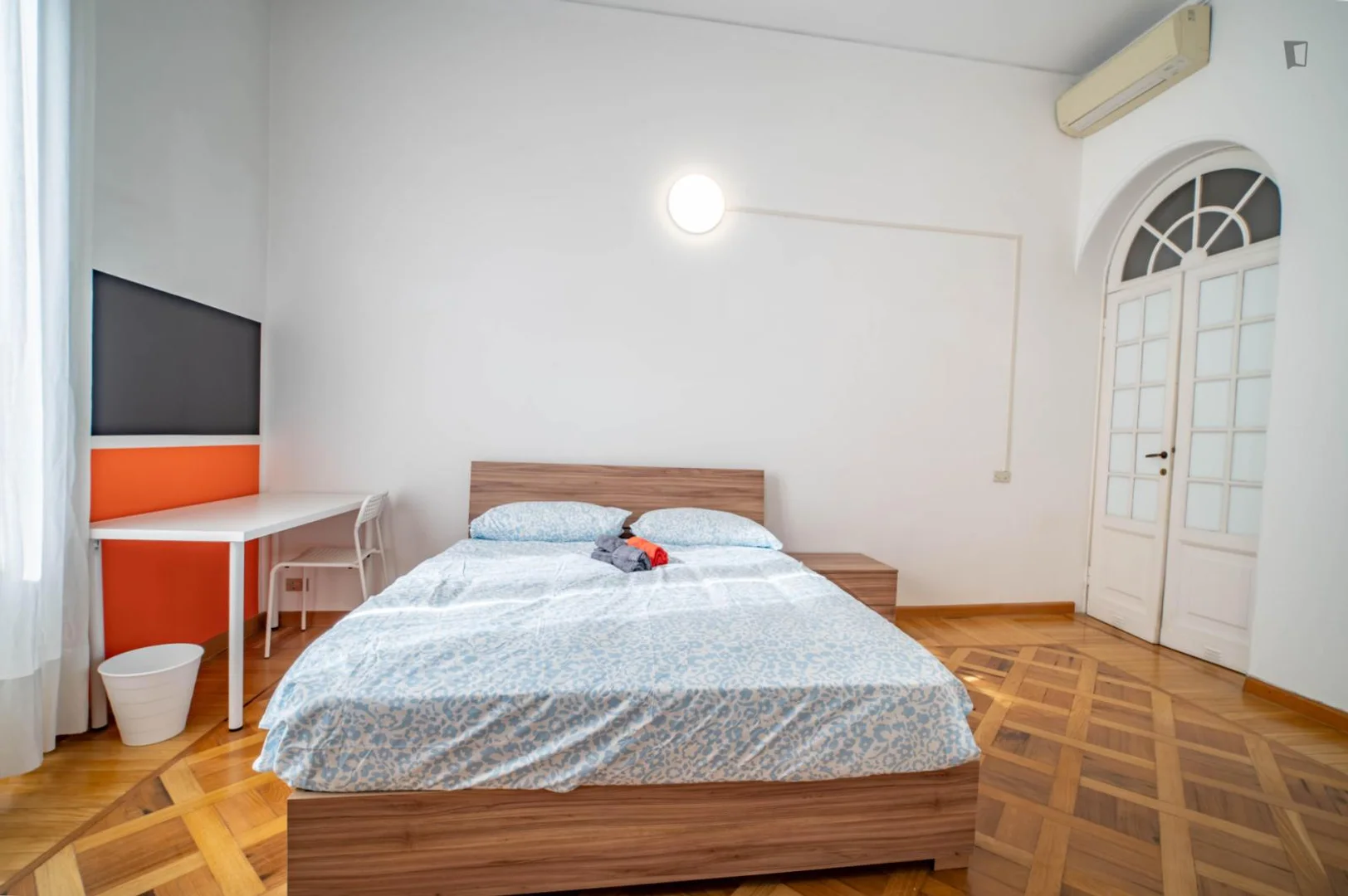Student room in  with study area and shared facilities